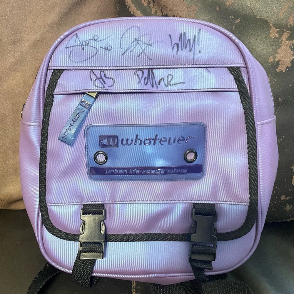 Signed (All Members) Silverstein Mini Backpack (P… - image 1